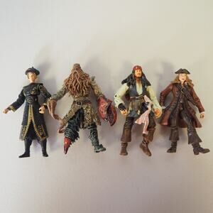 Disney Pirates of The Caribbean Action Figures Assorted Characters- lot